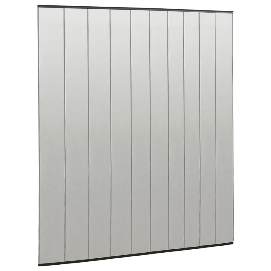 Moustiquaire de porte rideau en maille 10 pcs Noir 240x240 cm - 2