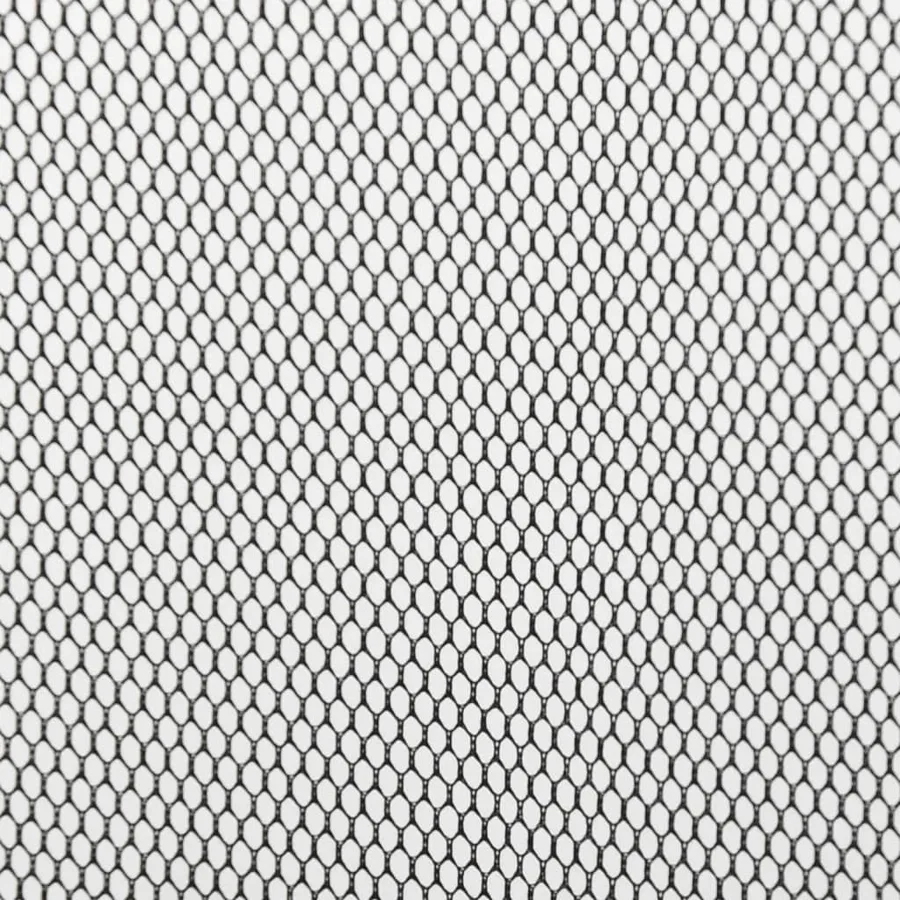 Moustiquaire de porte rideau en maille 10 pcs Noir 240x240 cm - 7