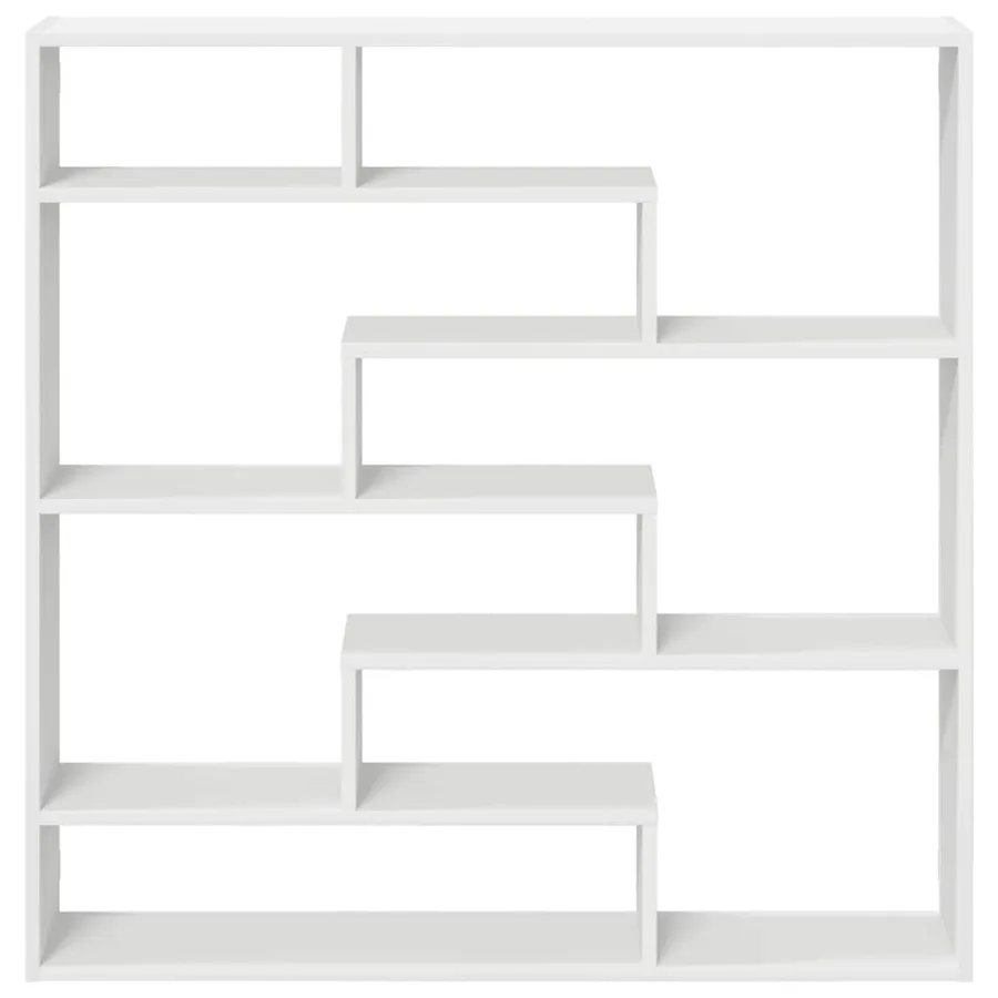 Étagère cube murale 7 compartiments blanc bois d'ingénierie - 4
