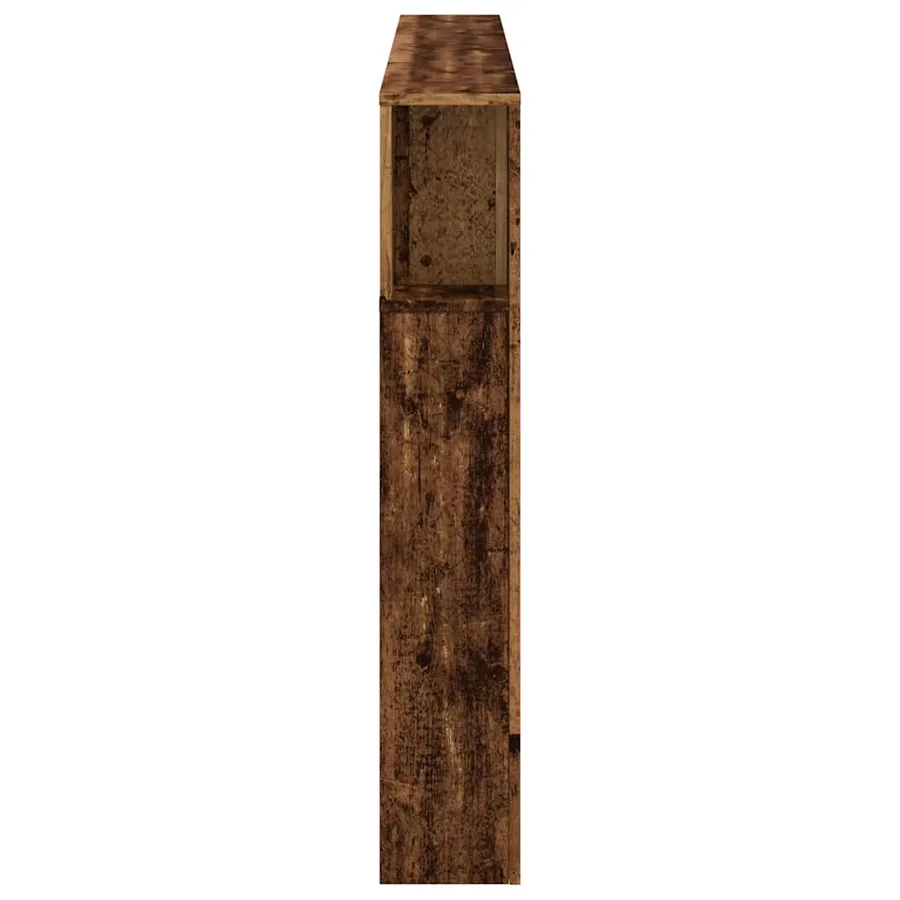 Tête de lit à LED vieux bois 180x18,5x103,5cm bois d'ingénierie - 7