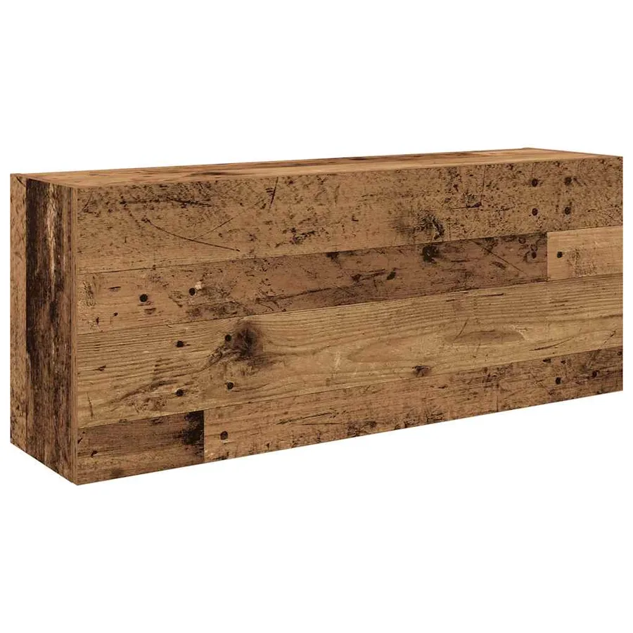 Armoire murale de bain vieux bois 100x25x40cm bois d'ingénierie - 2