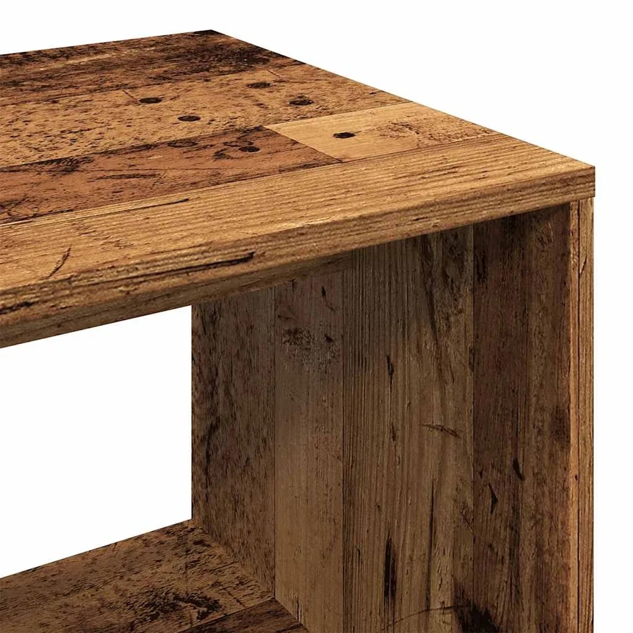 Garde-robe vieux bois 80x40x110 cm bois d'ingénierie - 8