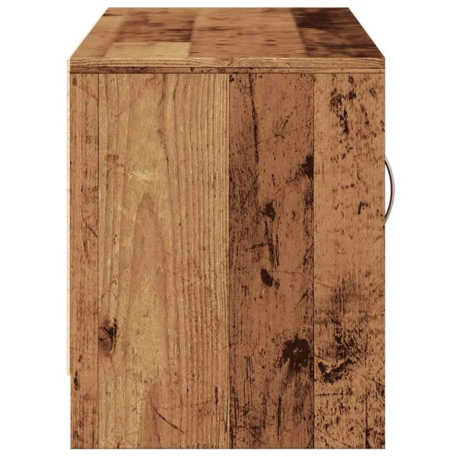 Meuble TV vieux bois 102x30x37,5 cm bois d'ingénierie - 5