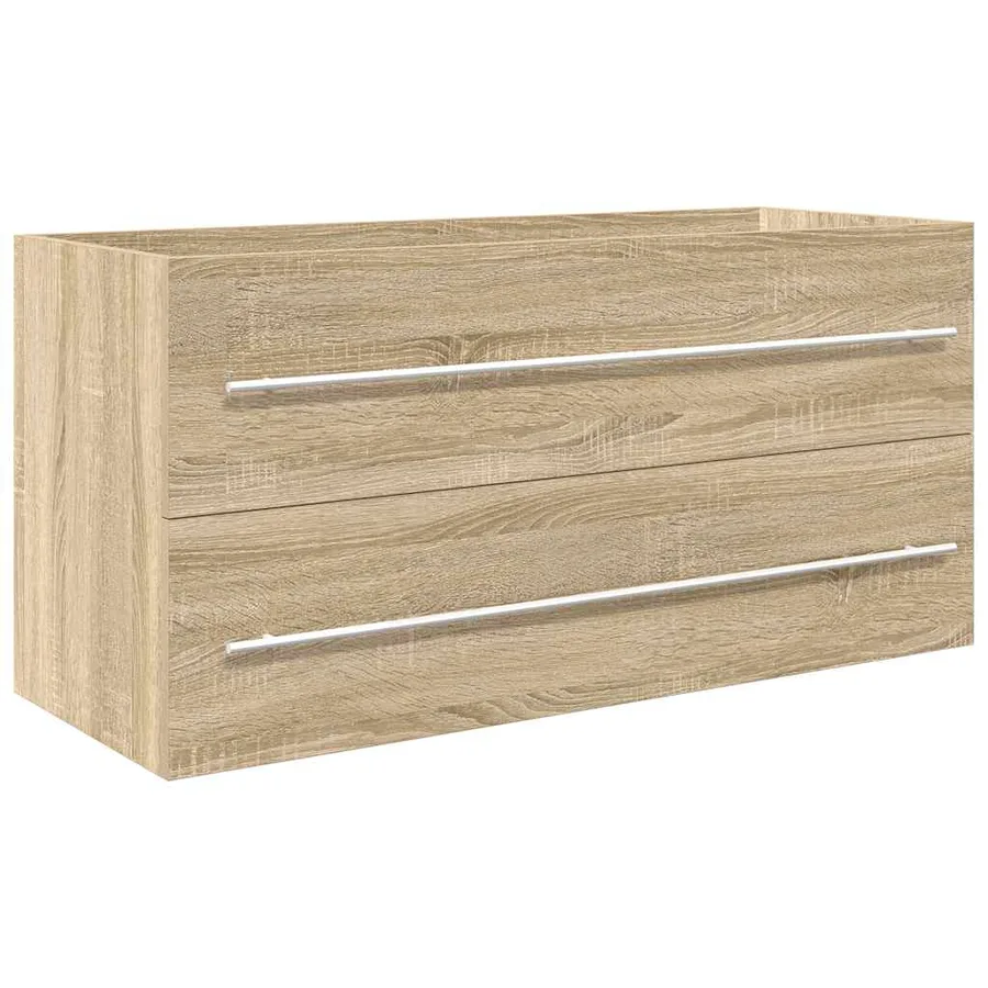 Ensemble de meubles de salle de bain 2 pcs chêne sonoma - 5