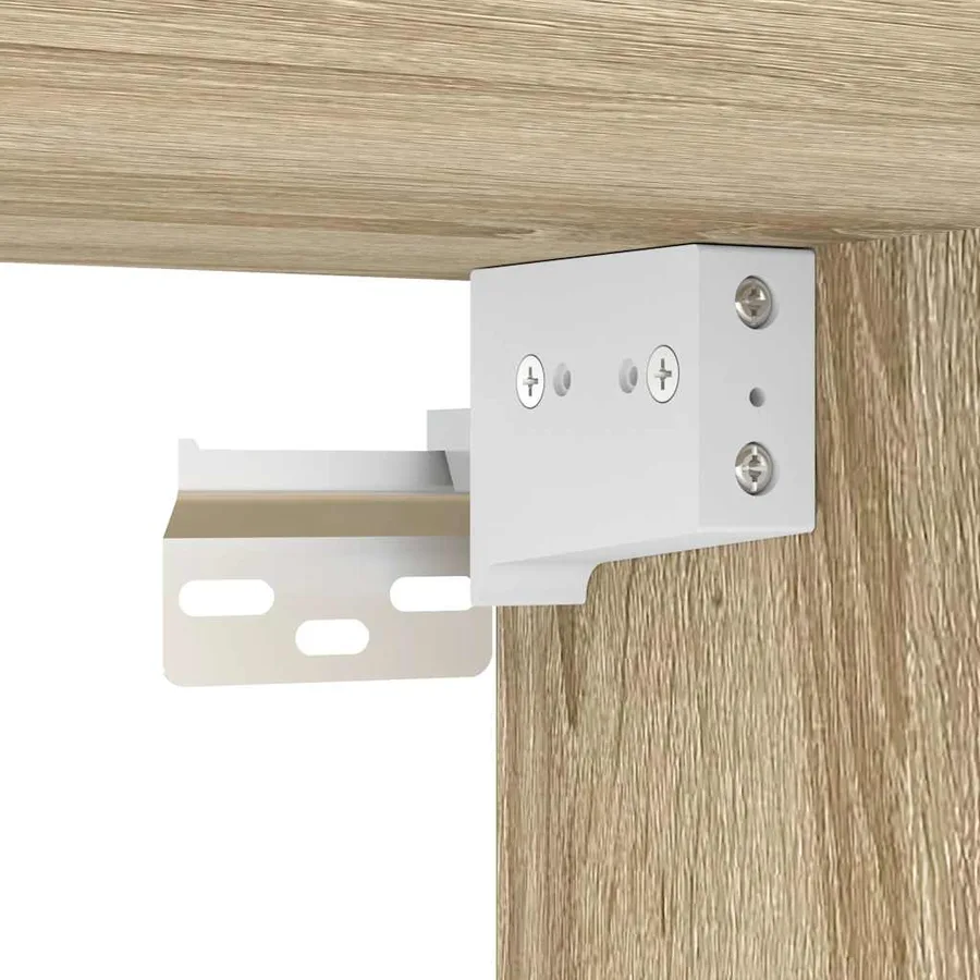 Ensemble de meubles de salle de bain 2 pcs chêne sonoma - 9