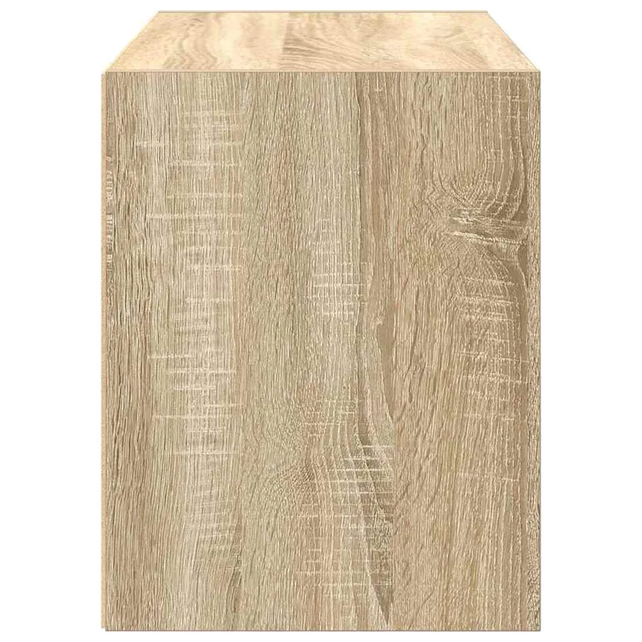 Armoire avec 2 tiroirs chêne sonoma 60x31x40 cm bois ingénierie - 6