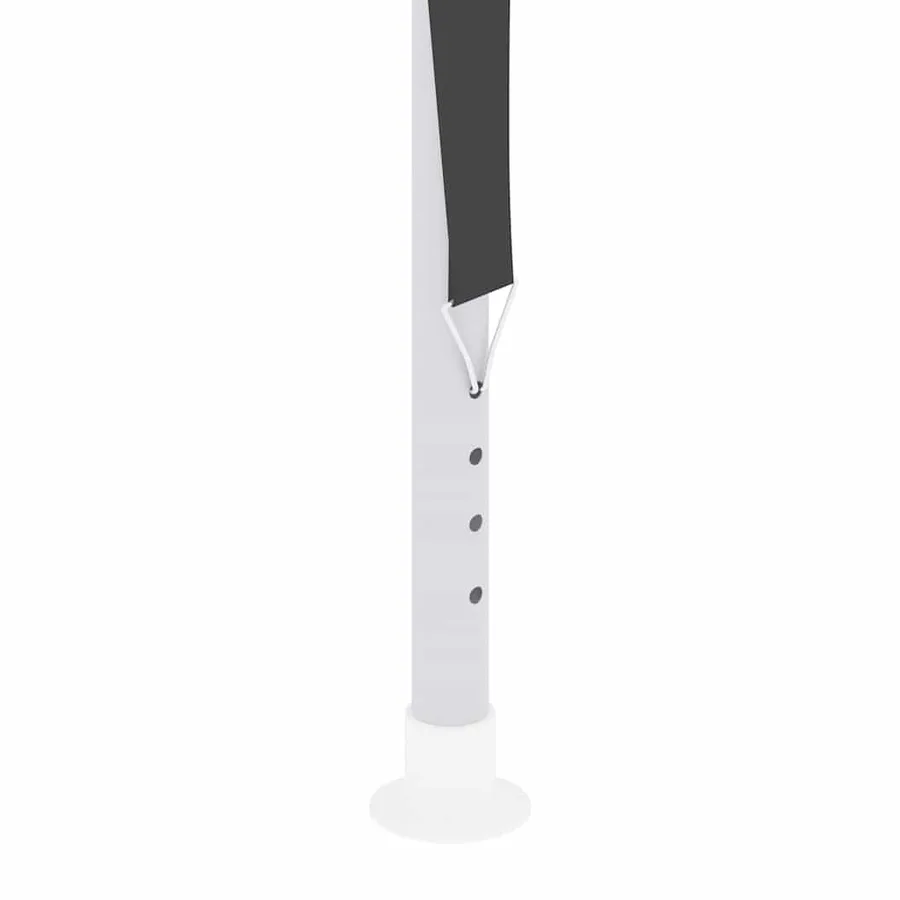 Tente de réception avec parois 2,5x2,5 m Anthracite 90 g/m² - 9