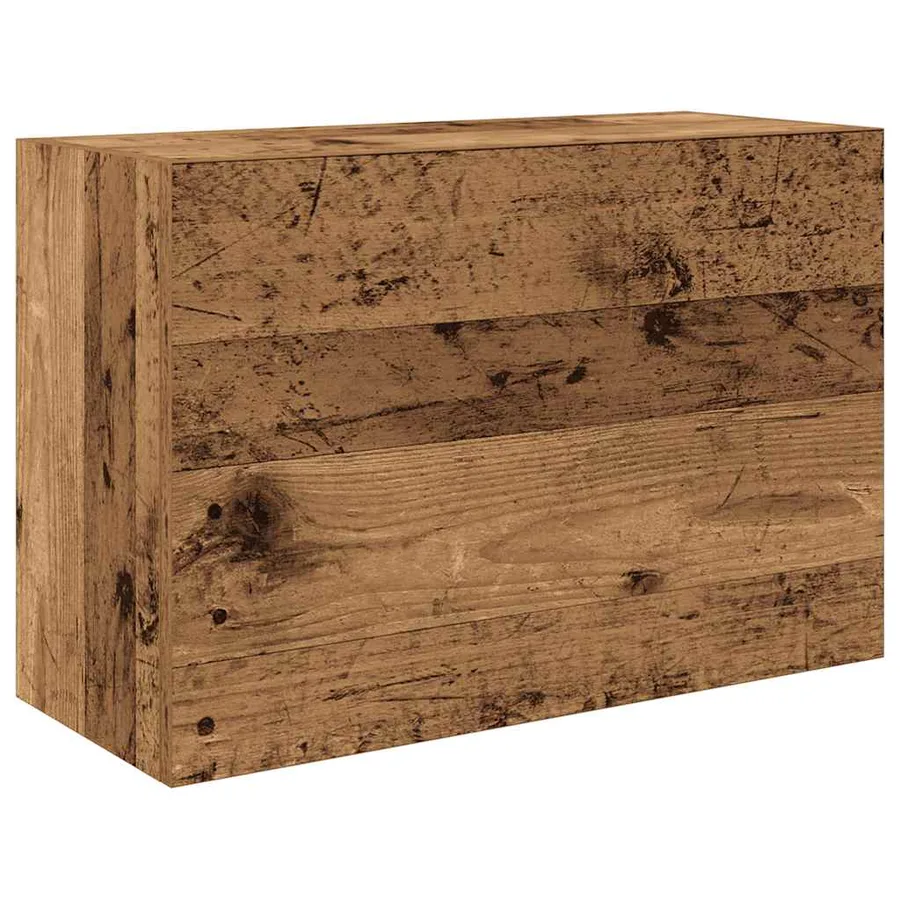 Armoire murale de bain vieux bois 60x25x40 cm bois d'ingénierie - 2