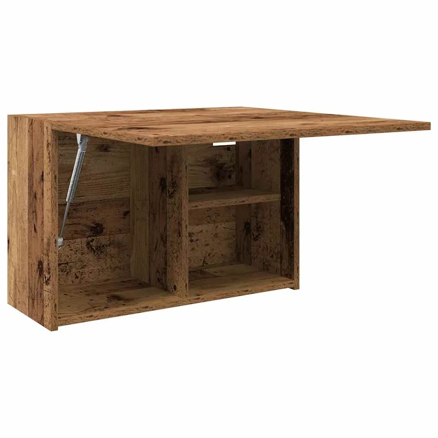 Armoire murale de bain vieux bois 60x25x40 cm bois d'ingénierie - 5