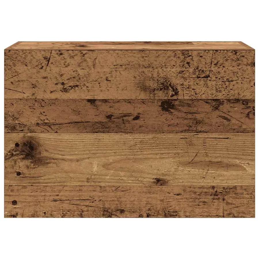 Armoire murale de bain vieux bois 60x25x40 cm bois d'ingénierie - 6