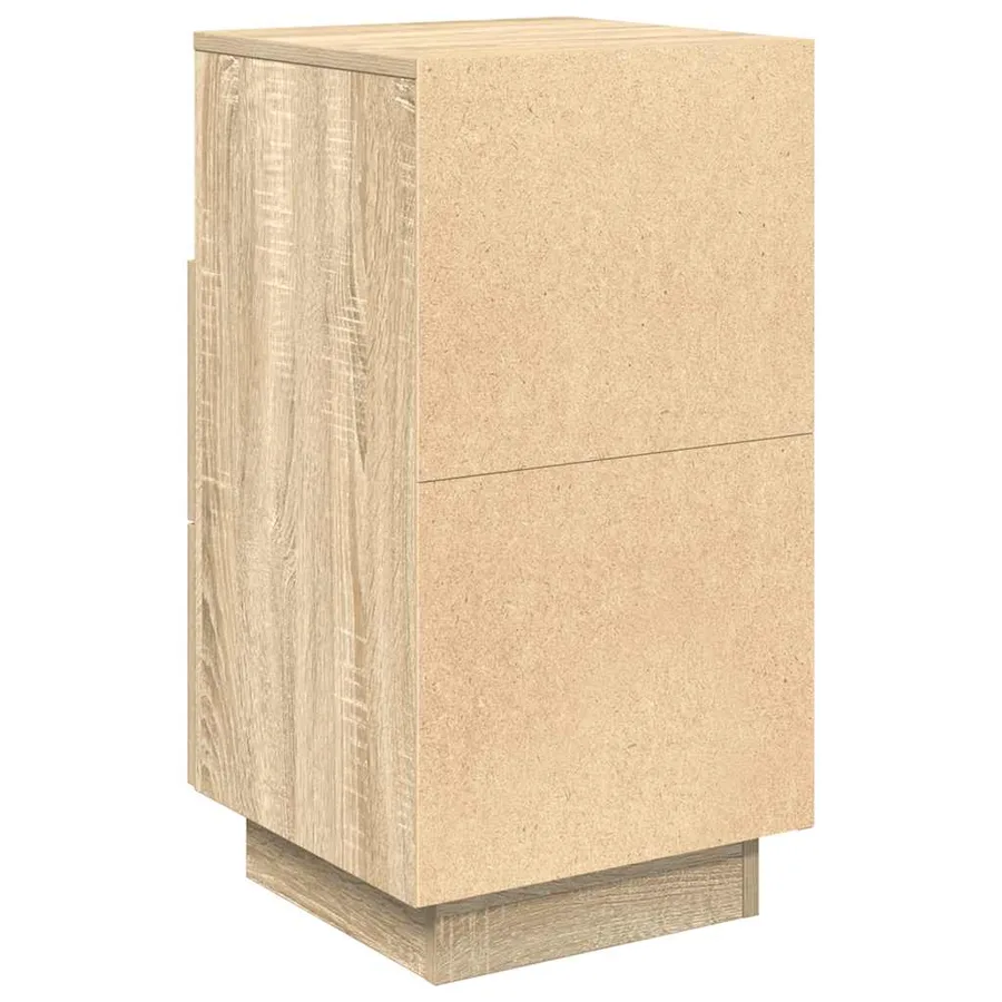 Tables de chevet 2 pcs avec 2 tiroirs chêne sonoma 36x36x68 cm - 8
