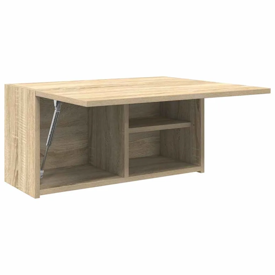 Armoire murale de bain chêne sonoma 60x25x30 cm bois ingénierie - 5