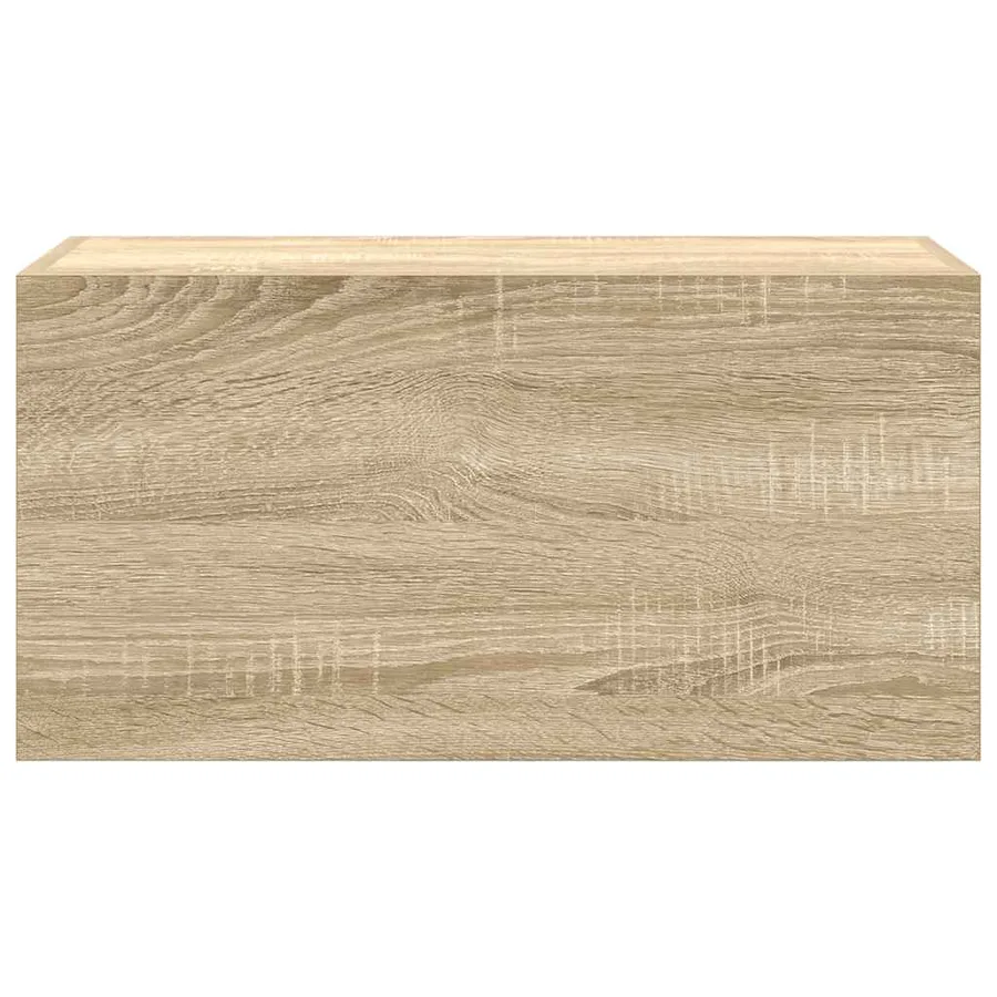 Armoire murale de bain chêne sonoma 60x25x30 cm bois ingénierie - 6