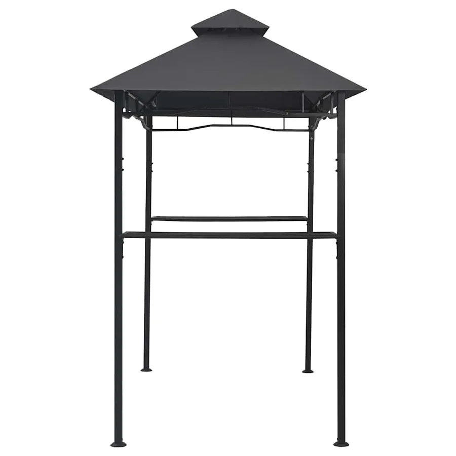 Belvédère de barbecue 240x150x255 cm Anthracite Acier - 4