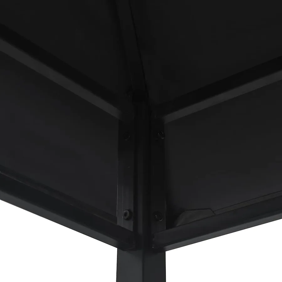 Belvédère de barbecue 240x150x255 cm Anthracite Acier - 6
