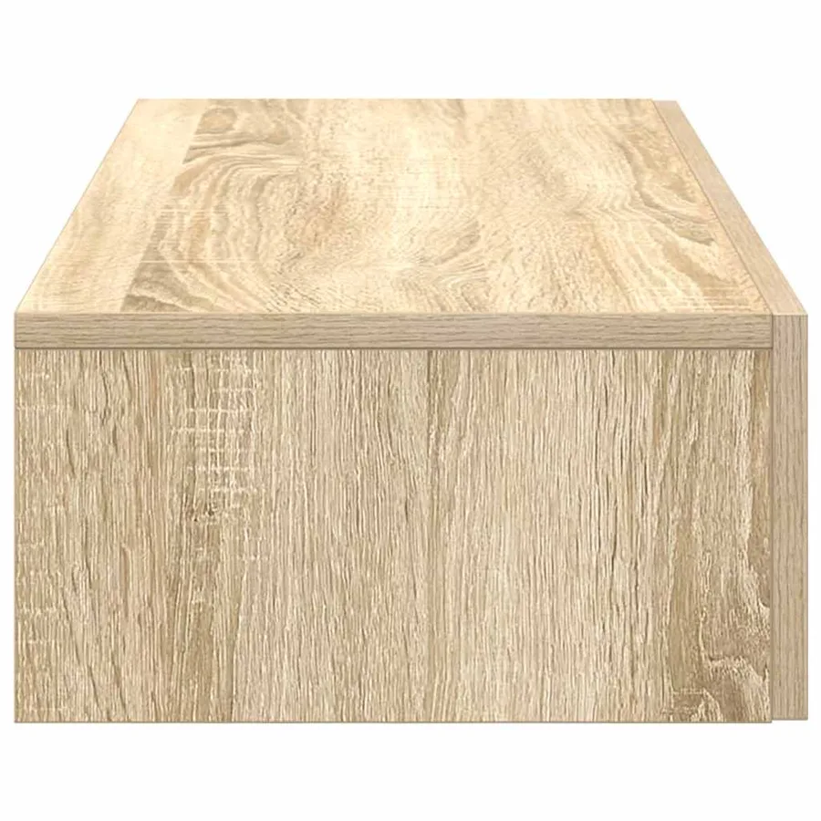 Étagère murale avec tiroirs chêne sonoma bois d'ingénierie - 5
