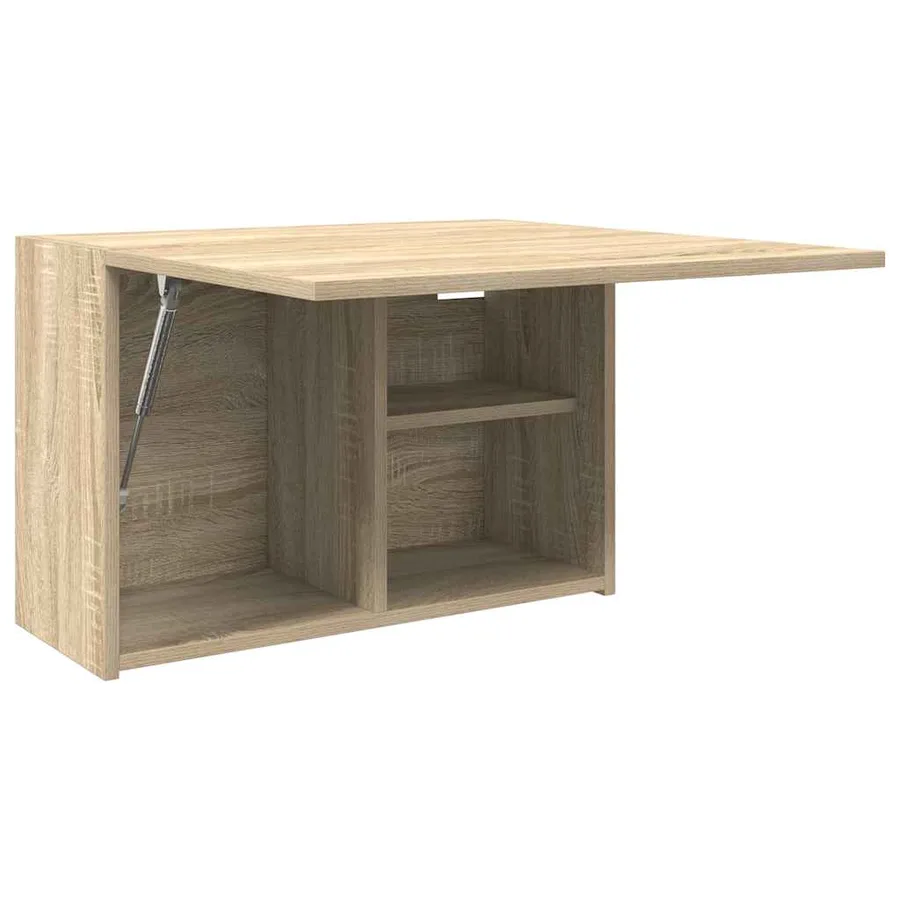 Armoire murale de bain chêne sonoma 60x25x40 cm bois ingénierie - 5
