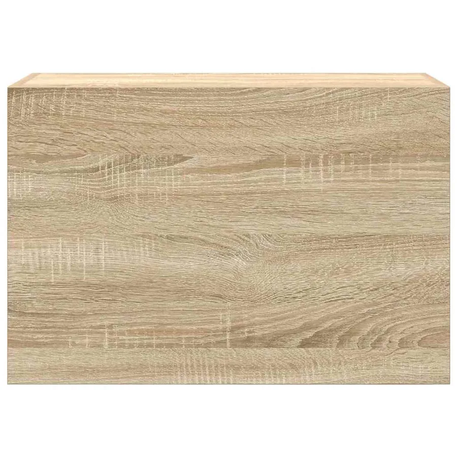 Armoire murale de bain chêne sonoma 60x25x40 cm bois ingénierie - 6