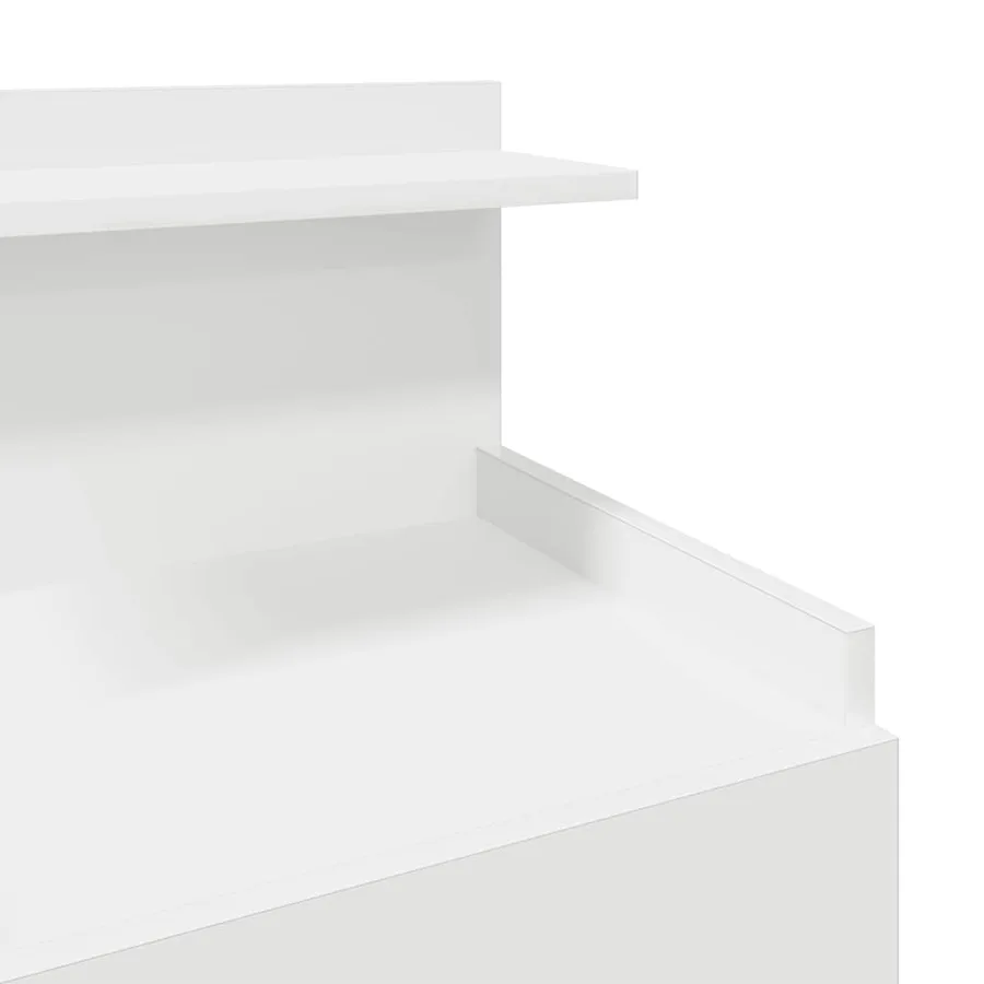 Table de chevet à 2 tiroirs blanche 40 x 36,5 x 62 cm - 9