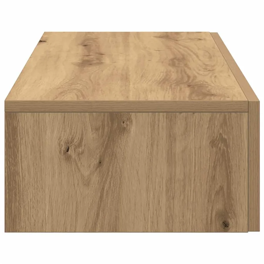 Étagère murale avec tiroirs chêne artisanal bois d'ingénierie - 5