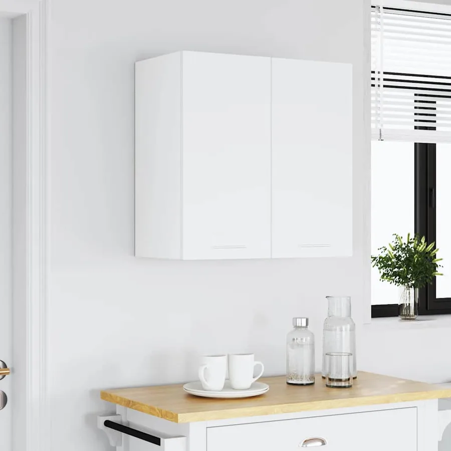 Armoire suspendue "Lyon" Blanc 60 x 31 x 60 cm Bois d'ingénierie - 3