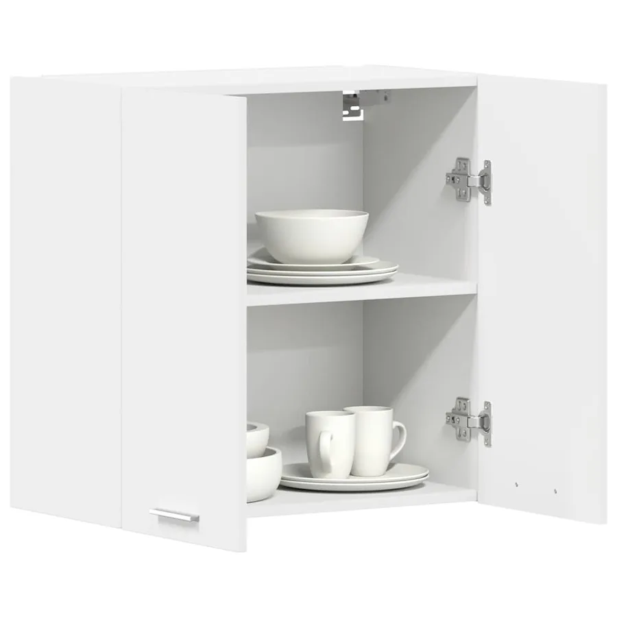 Armoire suspendue "Lyon" Blanc 60 x 31 x 60 cm Bois d'ingénierie - 4