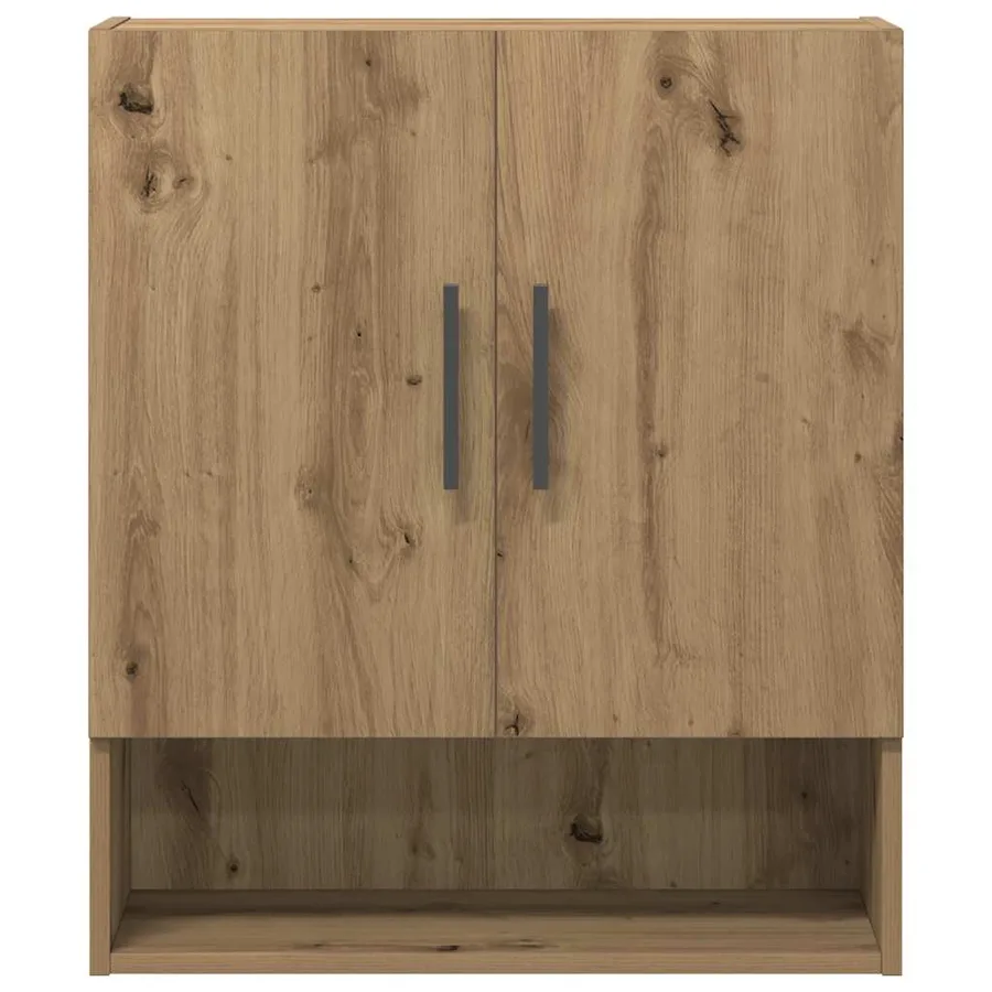 Armoire murale chêne artisanal 60x31x70 cm bois d'ingénierie - 4