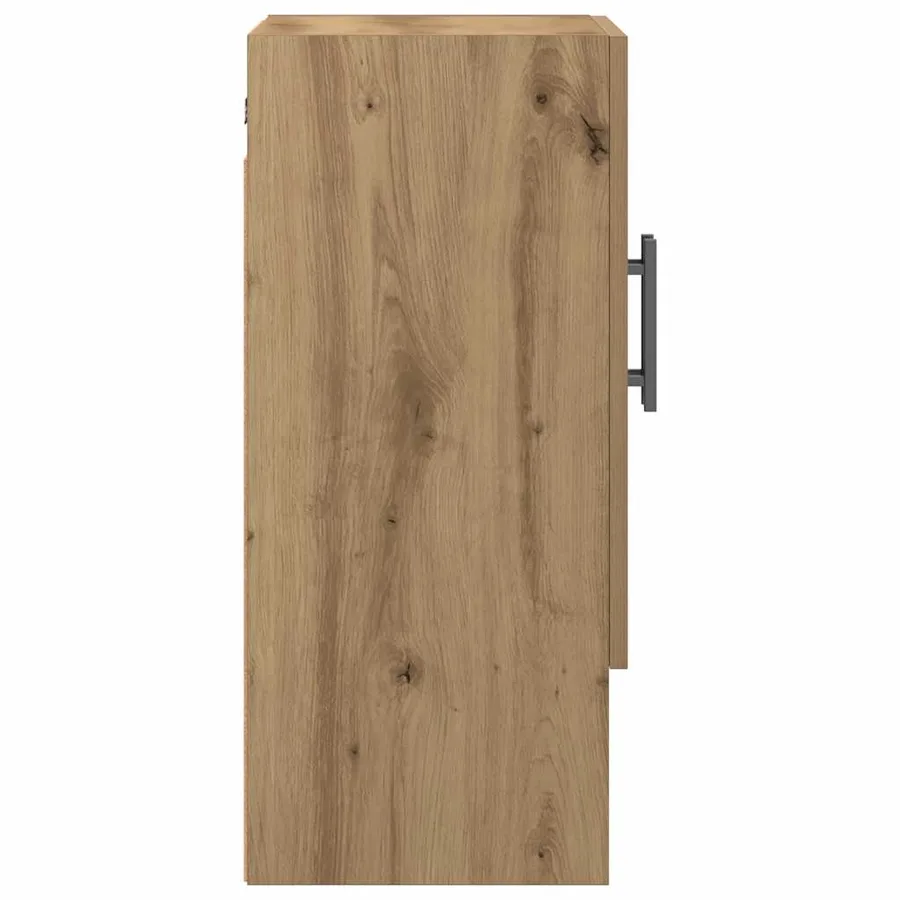 Armoire murale chêne artisanal 60x31x70 cm bois d'ingénierie - 5