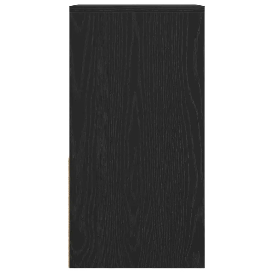 Tables de chevet avec tiroir 2 pcs chêne noir 35x34x66,5 cm - 7