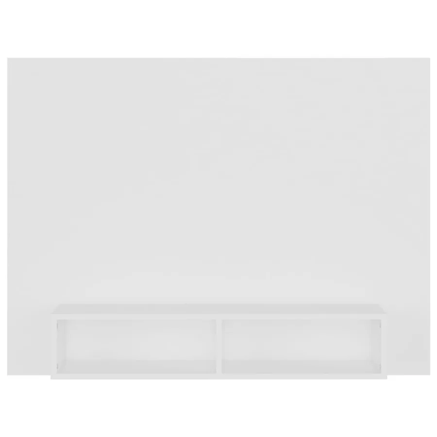Meuble TV mural Blanc 120x23,5x90 cm Bois d’ingénierie - 3