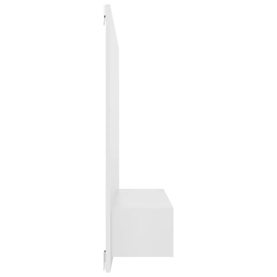 Meuble TV mural Blanc 120x23,5x90 cm Bois d’ingénierie - 4