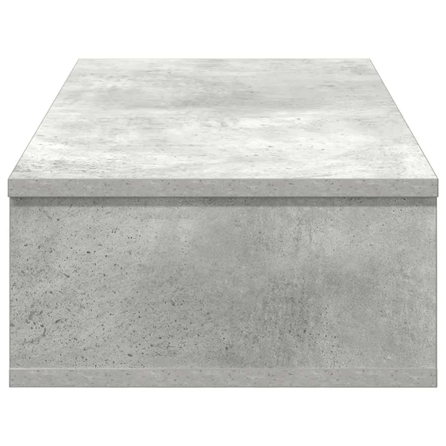 Étagère murale avec tiroirs gris béton bois d'ingénierie - 5