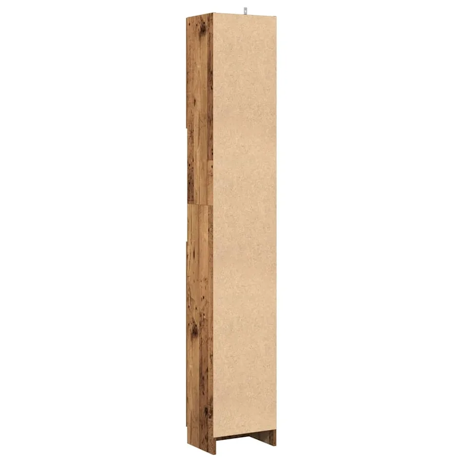 Armoire de salle de bain vieux bois bois d'ingénierie - 6