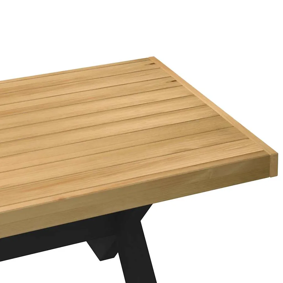 Table basse NOAIN pieds en forme de X 120x60x40 cm massif pin - 6