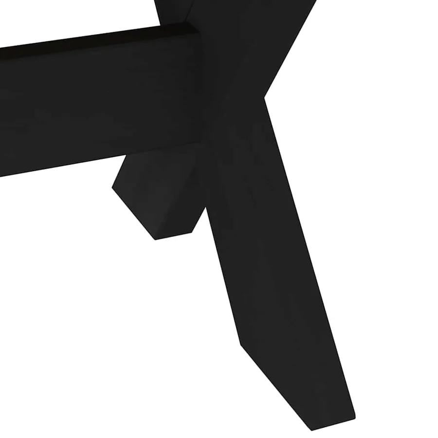 Table basse NOAIN pieds en forme de X 120x60x40 cm massif pin - 7