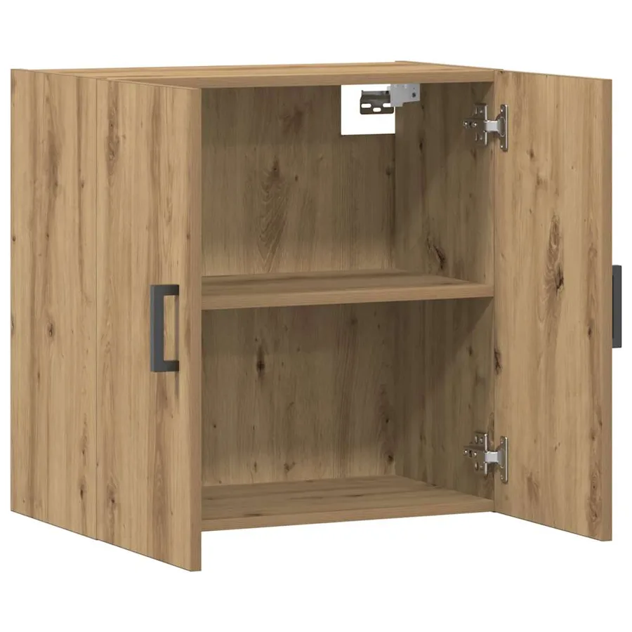 Armoire murale chêne artisanal 60x31x60 cm bois d'ingénierie - 7