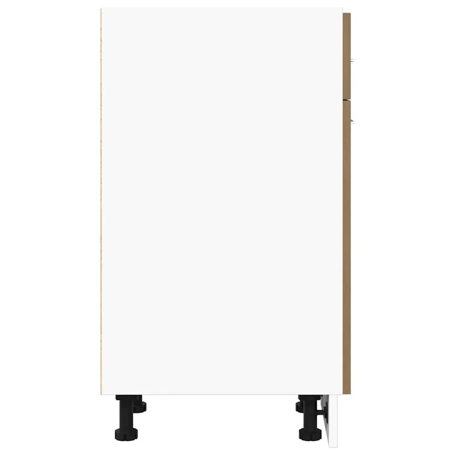 Armoire à tiroirs "Lyon" Chêne artisanal 30 x 46 x 81,5 cm Bois d'ingénierie - 5