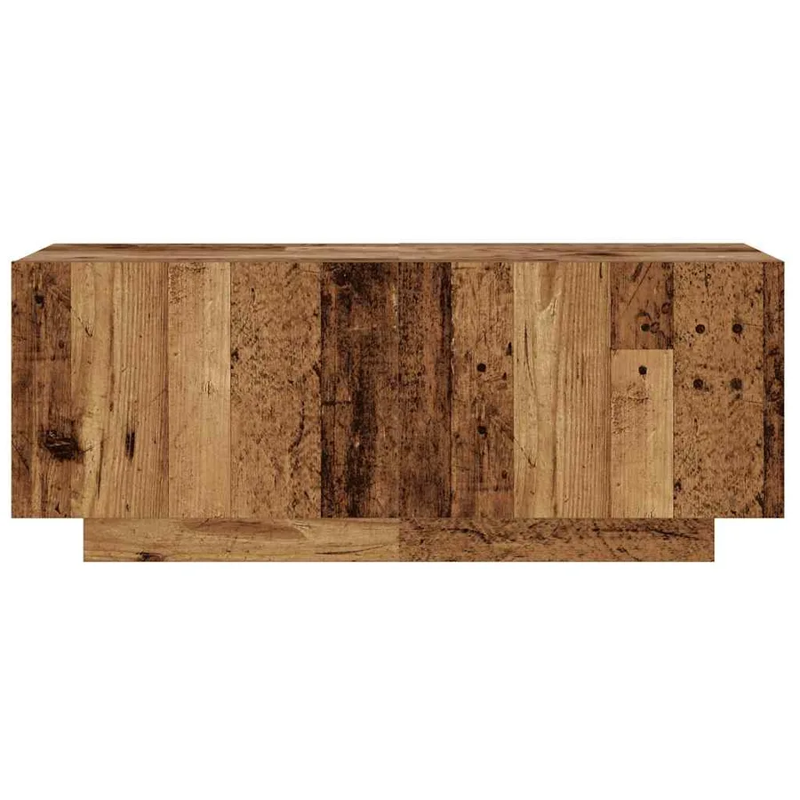 Meuble TV vieux bois 100x35x40 cm bois d'ingénierie - 4