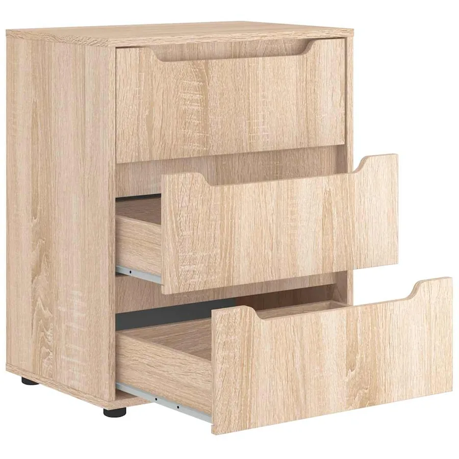 Buffet VISNES chêne sonoma 60x40x73 cm bois d'ingénierie - 6