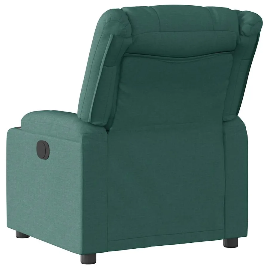 Fauteuil inclinable électrique Vert foncé Tissu - 8