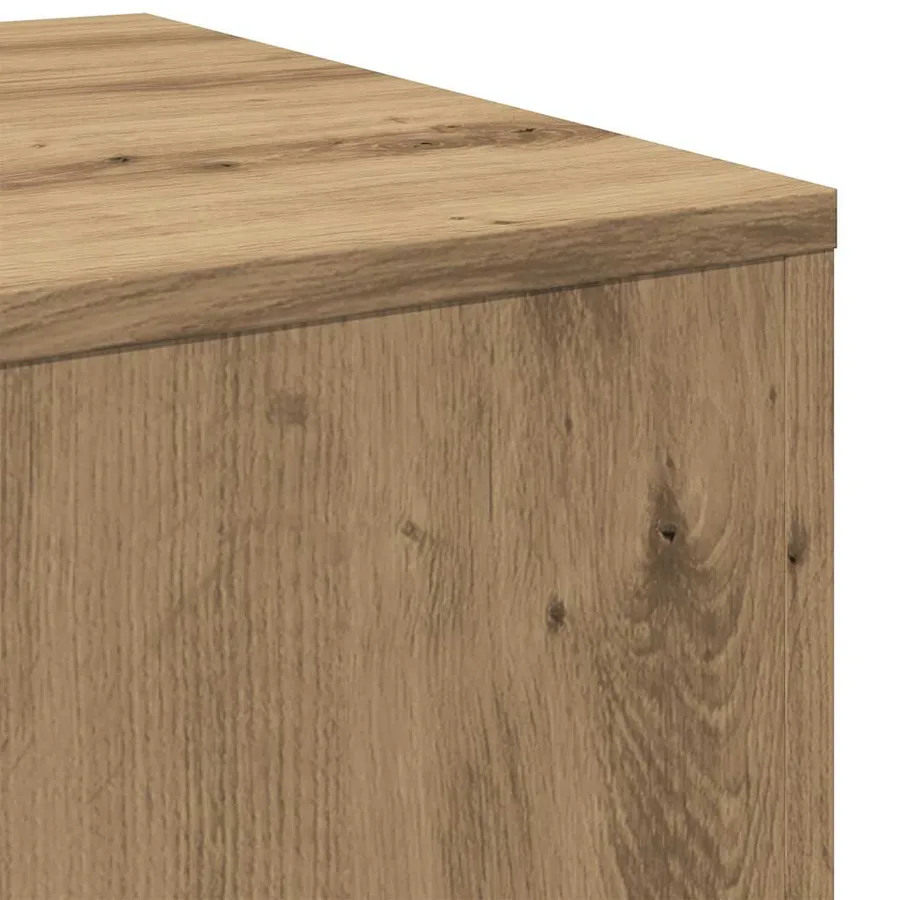 Tables d'appoint 3 pcs chêne artisanal bois d'ingénierie - 9