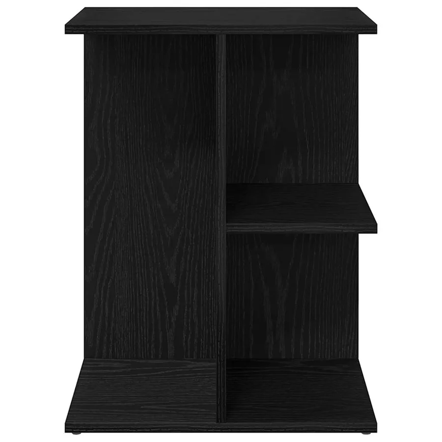 Tables de chevet 2 pcs chêne noir 46,5x29x61 cm bois ingénierie - 5