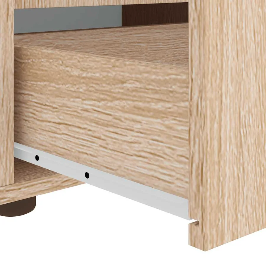 Meuble TV VISNES chêne sonoma 60x40x38 cm bois d'ingénierie - 10