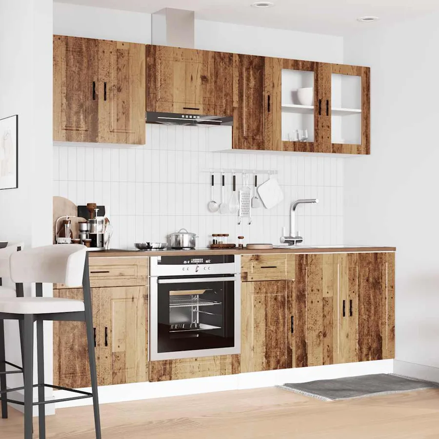 Ensemble d'armoires de cuisine 8 pcs Kalmar bois d'ingénierie - 3