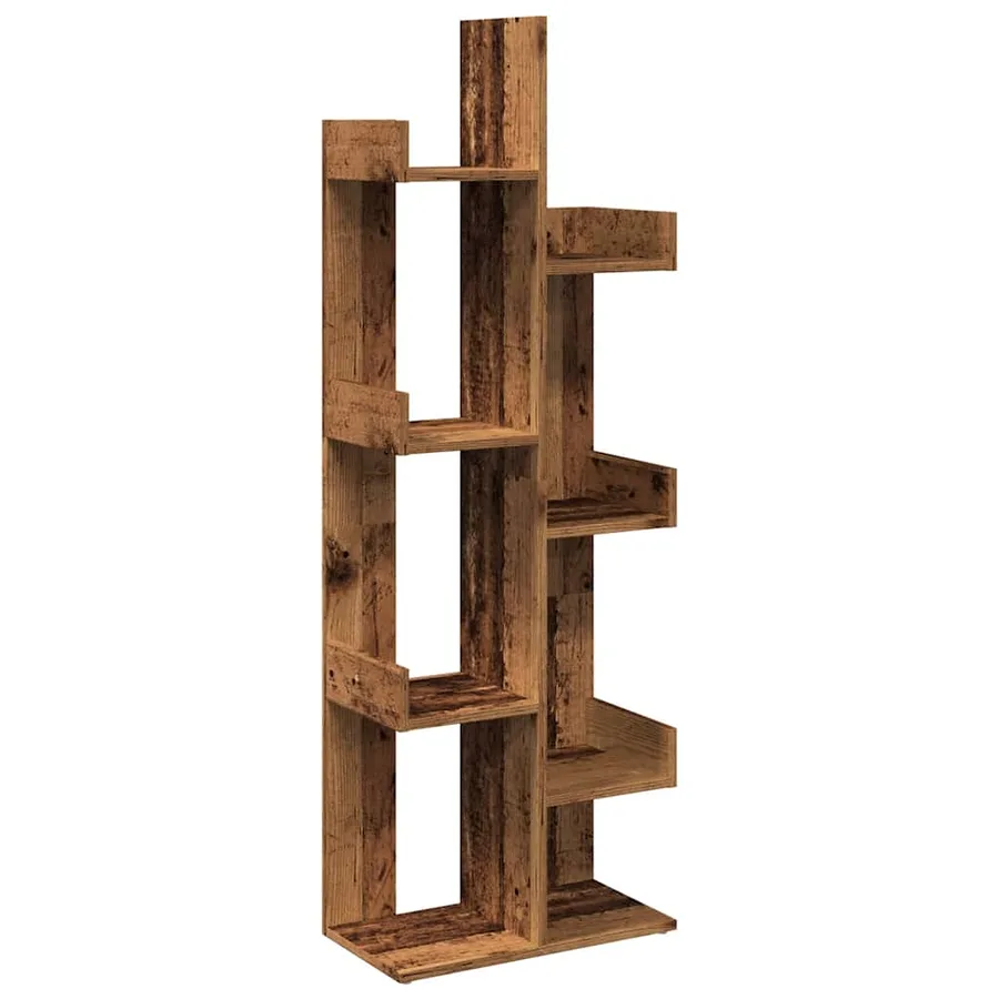 Bibliothèque vieux bois 48x25,5x140 cm bois d'ingénierie - 2
