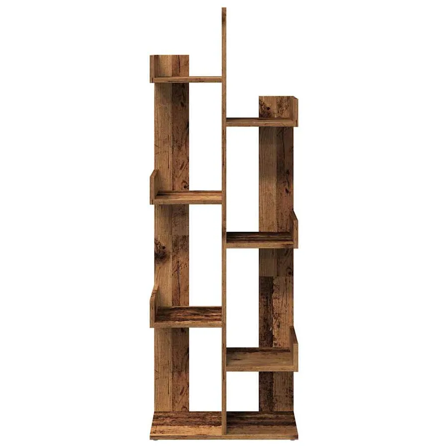 Bibliothèque vieux bois 48x25,5x140 cm bois d'ingénierie - 4