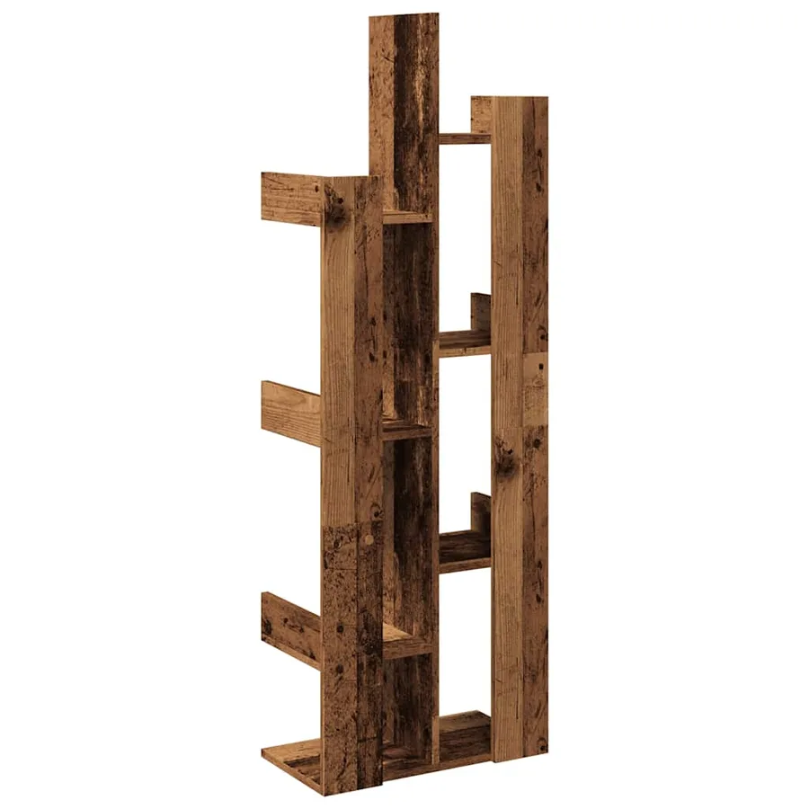 Bibliothèque vieux bois 48x25,5x140 cm bois d'ingénierie - 5