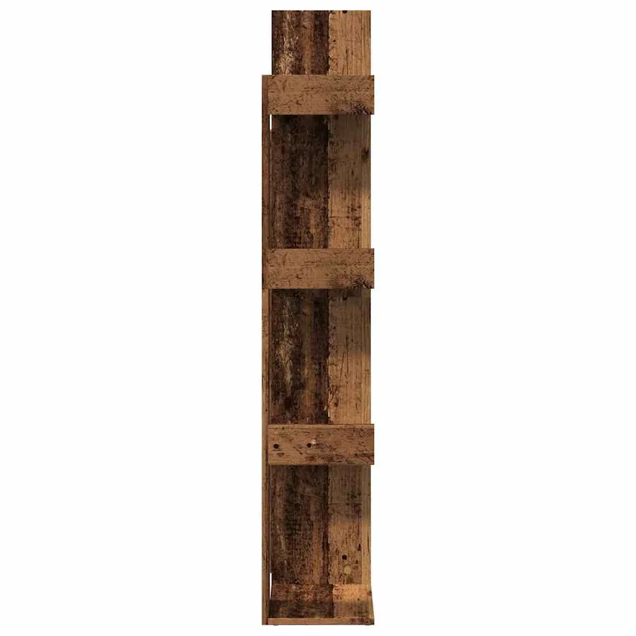 Bibliothèque vieux bois 48x25,5x140 cm bois d'ingénierie - 6