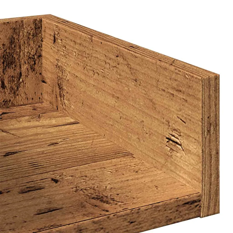Bibliothèque vieux bois 48x25,5x140 cm bois d'ingénierie - 7