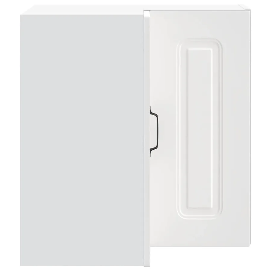 Armoire murale d'angle de cuisine Kalmar blanc bois ingénierie - 6